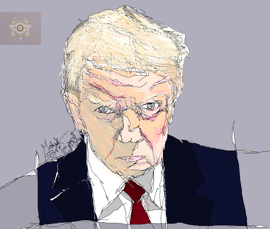 Tirage D'art Sur Toile - Réaction Emblématique De Trump - Décoration Murale Moderne USA